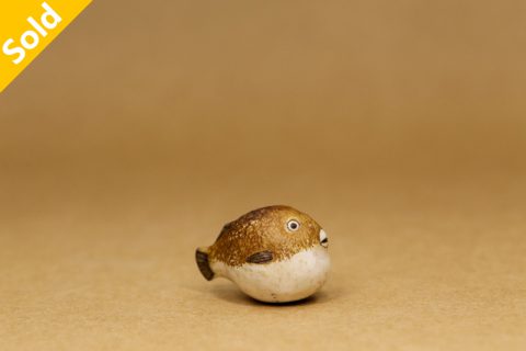 河豚根付（屹人）