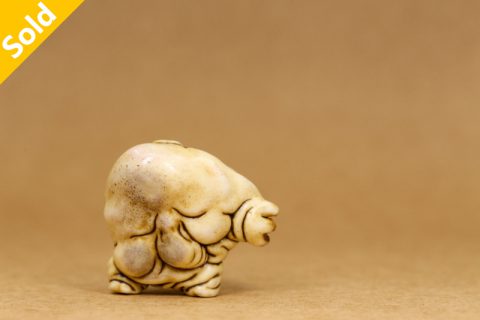 至水作品：面鬼根付