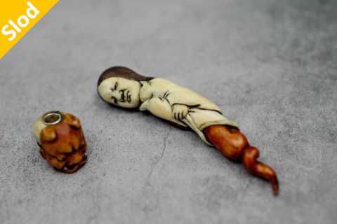 蛇女根付（英喆）