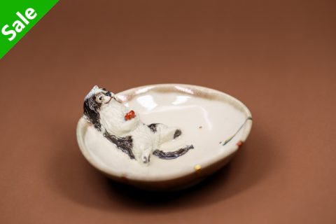 狆 茶碗（泉水）