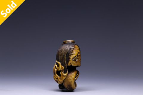 首提灯 根付（至水）