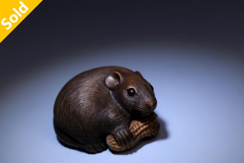 鼠 根付（徐清）