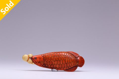 龙吐珠 扇坠（屹人）