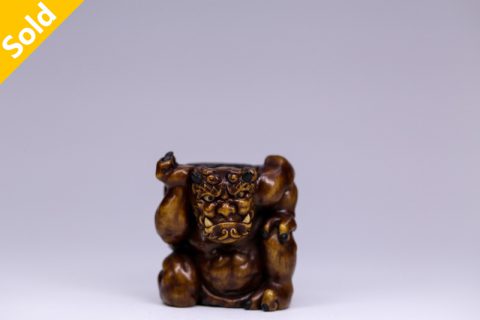 隅鬼 根付（徐清）