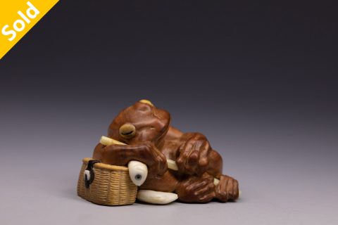 午休 根付（山道）