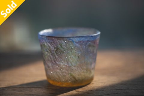 冷酒杯 冷水杯 猪口蓝黄（铃木滋子）