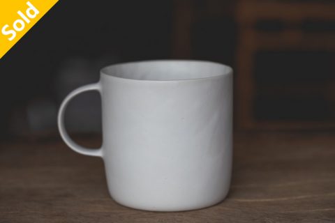 白泥白糖釉马克杯（山本忠臣）