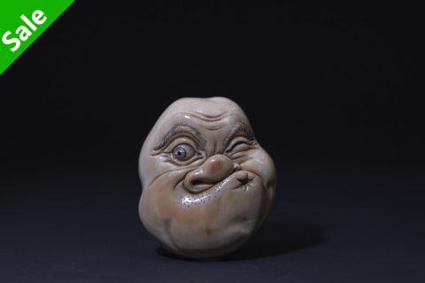 火男面具 根付（阿列克）