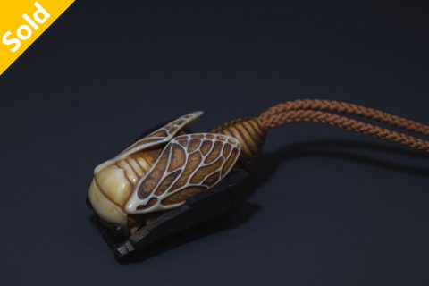 竹蝉 根付（奥列格）