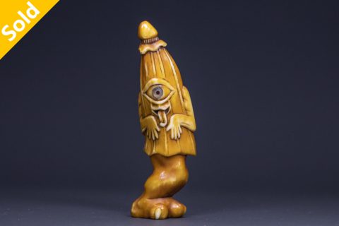 唐伞小僧 根付（冢虎）