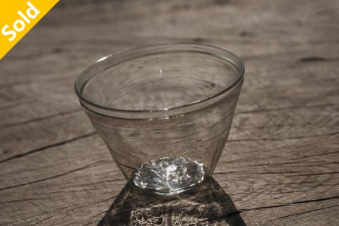 锤纹玻璃小钵（鸟山高史）