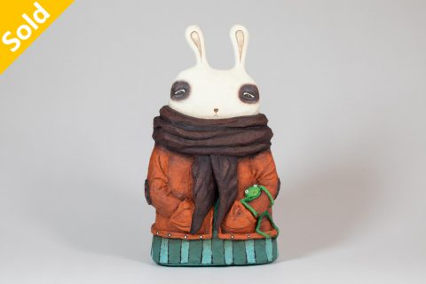 黑眼圈Yoyo 纸雕置物（莎拉尼克）