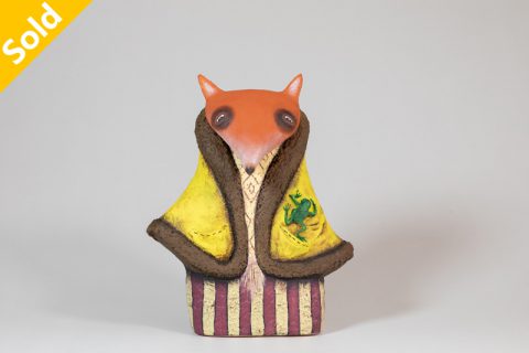 斗篷狐狸Fox 纸雕置物（莎拉尼克）