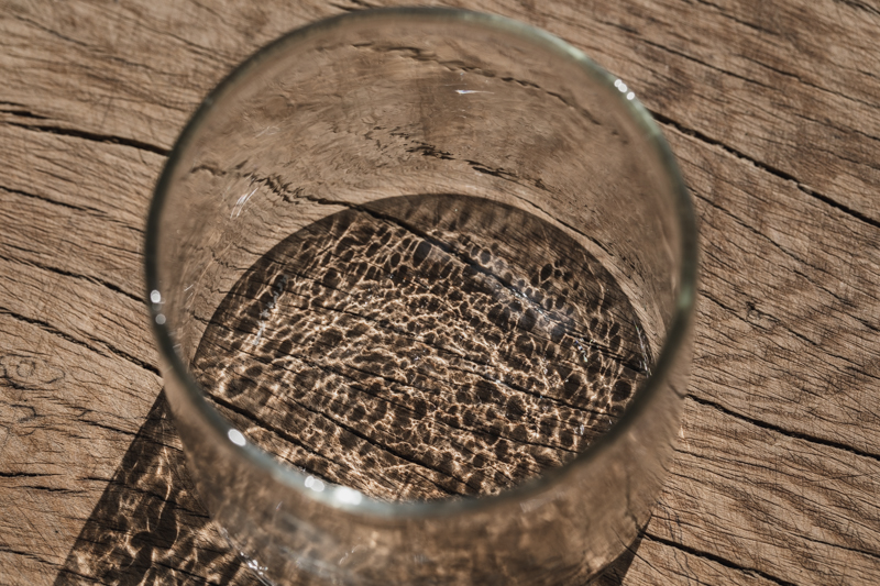锤纹玻璃杯 大（鸟山高史）