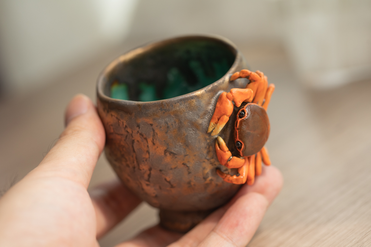 红蟹手握杯（腰越祐贵）N22A268