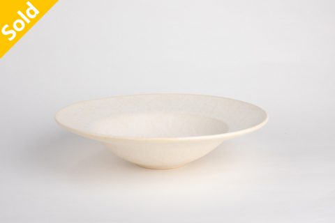 黄白釉轮缘钵（佐野元春）N22A197