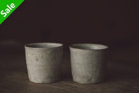 鱼皮纹猪口（尾形アツシ）N22A406