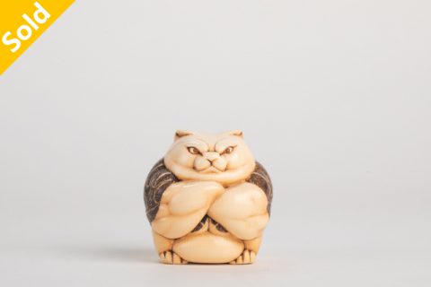 猫东锡 根付（子一）