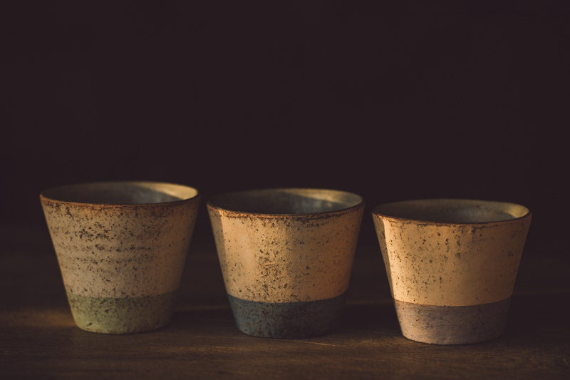 拼色猪口杯（石原稔久）