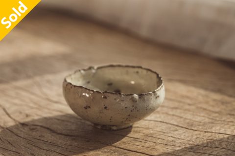粉引平杯（鹤野启司）N23B57