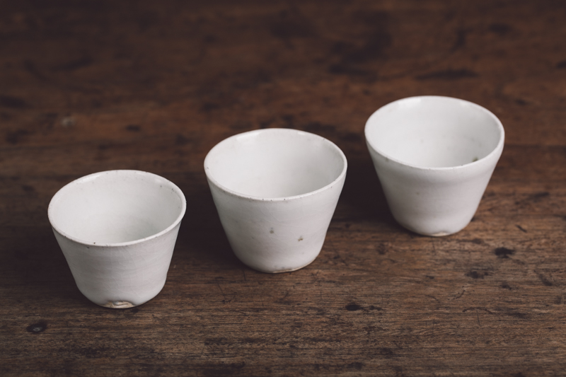 中国茶器杯 白瓷（村木雄儿）N23B025