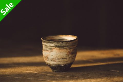 刷毛目酒吞 茶杯（尾形アツシ）