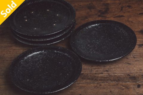 黑釉圆盘 SS 壶承（八田亨）N23B014