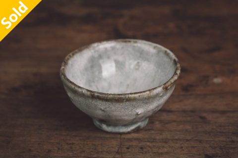 白釉酒吞 茶杯（八田亨）N23B012