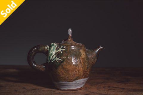 蛙和蝌蚪 茶壶（蛙庵）N23B052