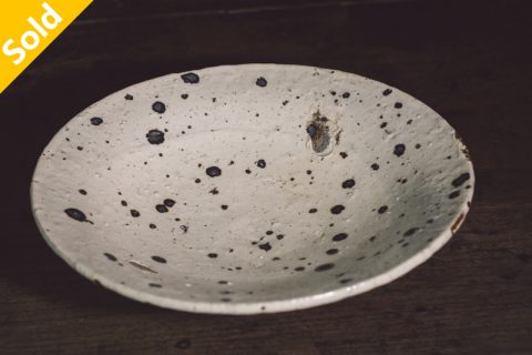白化妆中皿 指纹款（芳贺龙一）N23B62