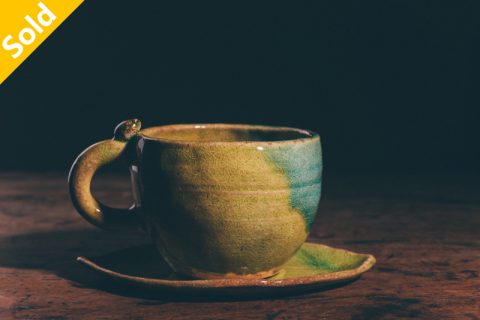 豆蛙叶杯（蛙庵）N23B136