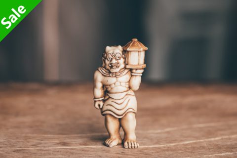 天灯鬼 根付（羽昆）