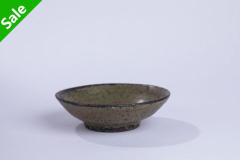 墨绿釉小盏（村木雄儿）
