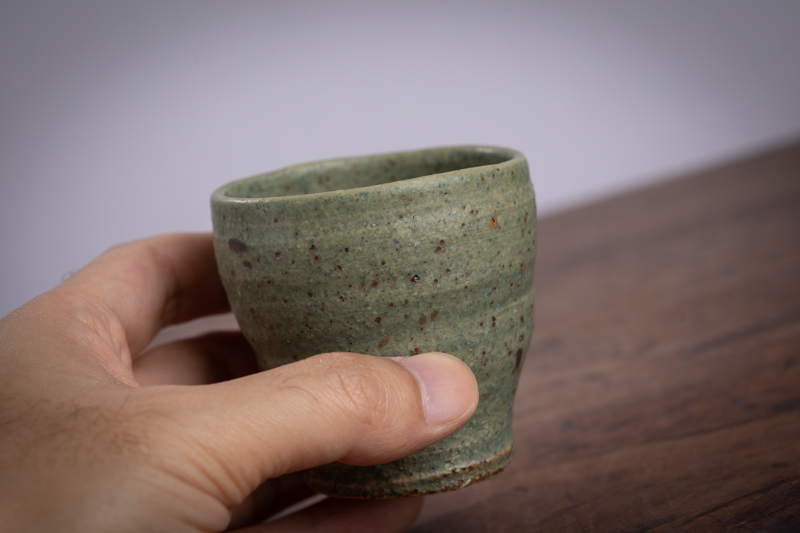 豆绿猪口杯（まとはま・安竹）N23B436