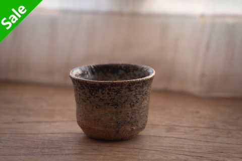 窑变黑唐津酒吞（土屋由起子）N23B442