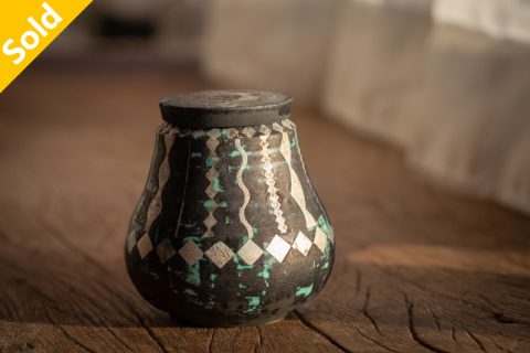 锈光银彩茶入（高桥朋子）N23B444