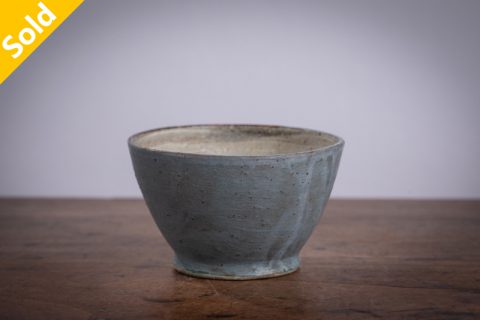 粉引蓝小碗（まとはま・安竹）N23B431