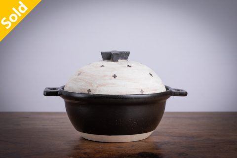 十字粉引小锅（宇田康介）N23B362