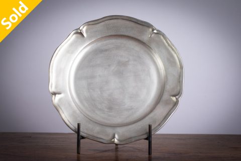 银彩花形大皿（中坊优香）N23B367