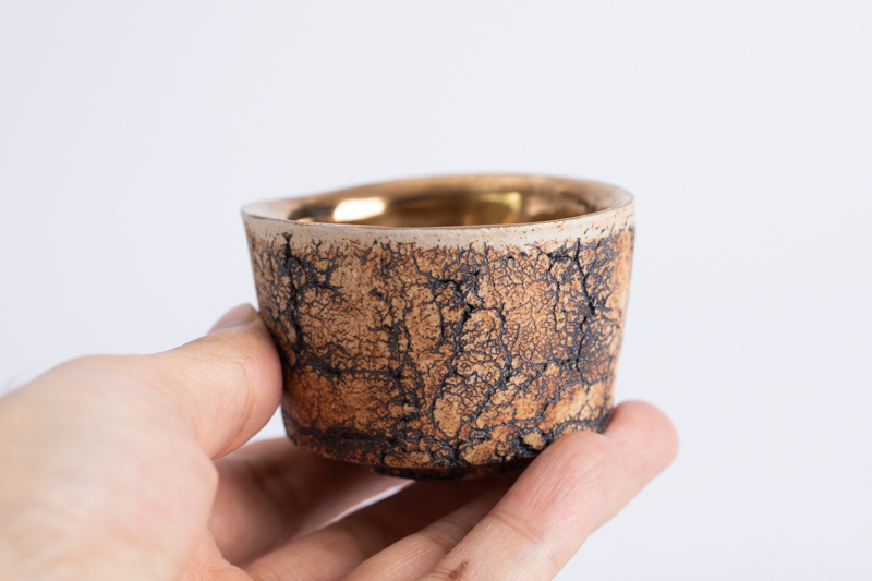 石纹金彩猪口杯（平松龙马）N23B509