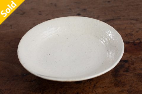 粉引中皿（小山乃文彦）N23B416