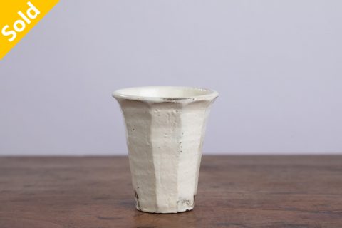 粉引面取手握杯（小山乃文彦）N23B413