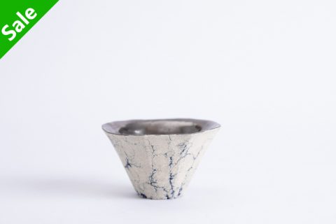 石纹银彩八角杯（平松龙马）N23B511