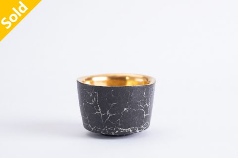 石纹金彩猪口杯（平松龙马）N23B508