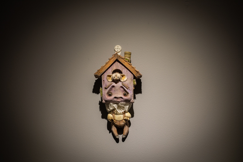 房子娃娃 紫 墙挂（多米尼克）N2B076