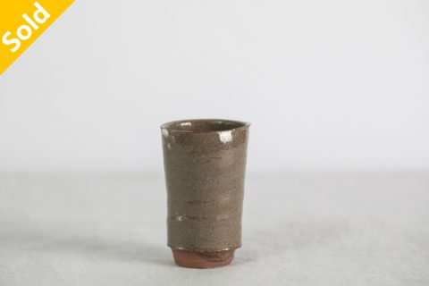 灰釉酒吞 茶杯（寒川义雄）N24B073