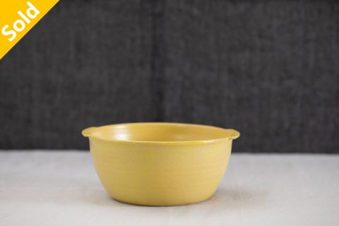 耐火黄釉碗（まとはま・安竹）N24B082