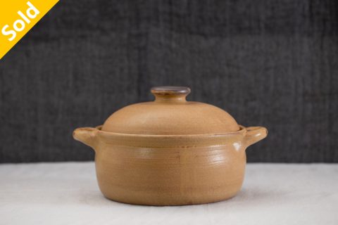 茶釉土锅 2.5升（まとはま・安竹）N24B093