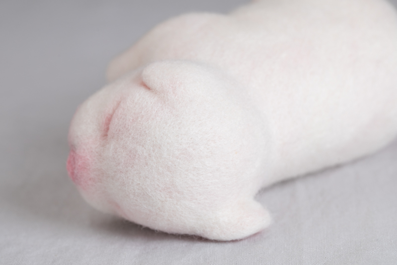 睡觉的幼犬 毛毡置物（川崎美波）N24B178