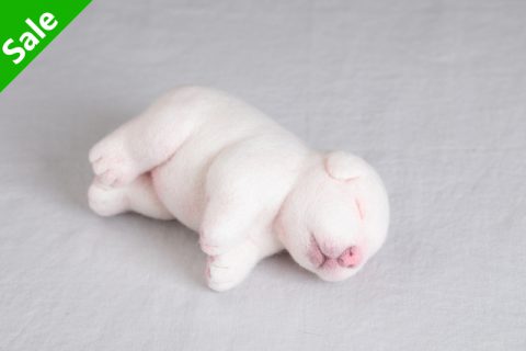 睡觉的幼犬 毛毡置物（川崎美波）N24B178